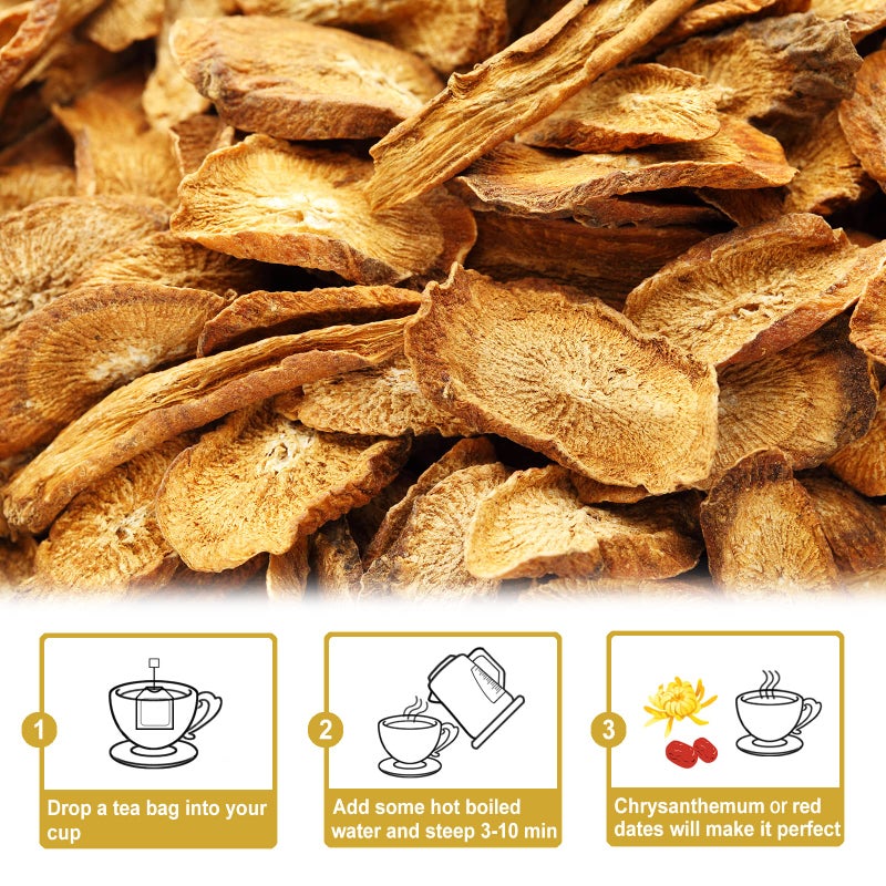 TEARELAE - Burdock Root Tea - 2.5g x 50 Count Burdock Root Tea Bags - Premium Natural Burdock Root - Premium Arctium Lappa Herbal Tea - Caffeine-Free, Non-GMO - Image 5
